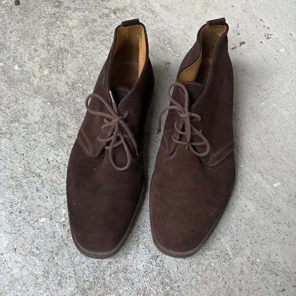 Bally Robik Chukka suede lace ups